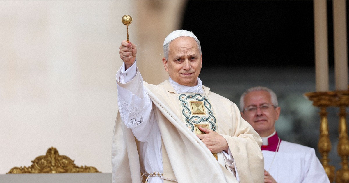 新教皇レオ14世「教会の団結」強調 グローバル経済を批判 就任式