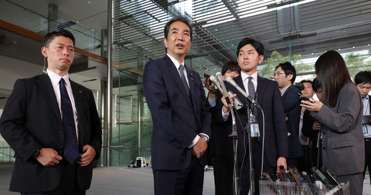 江藤農相が辞表提出 首相、後任に小泉進次郎氏を起用へ | 毎日新聞