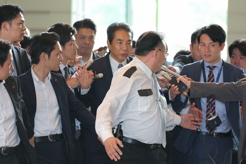 江藤農相が辞表提出 21日政治の動き ［写真特集9/12］ | 毎日新聞