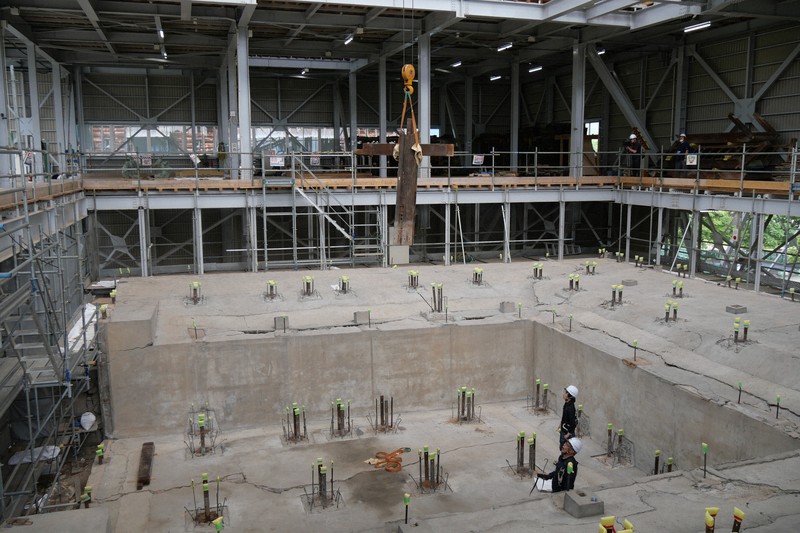 第三の天守」コンクリートの基礎のみに 熊本城復旧へ解体進む | 毎日新聞