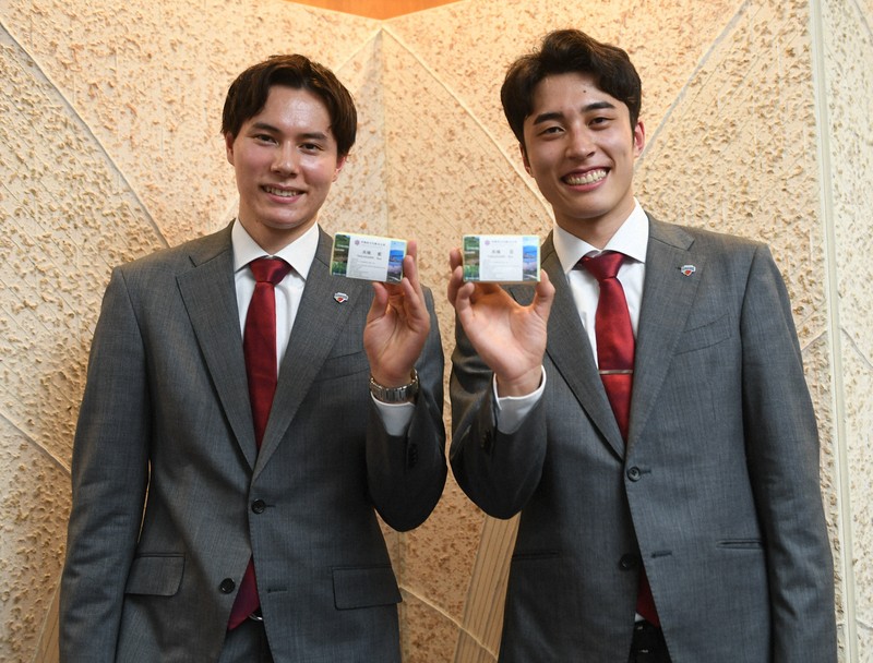 高橋藍さん、塁さん兄弟が京都府文化観光大使に 「盛り上げたい