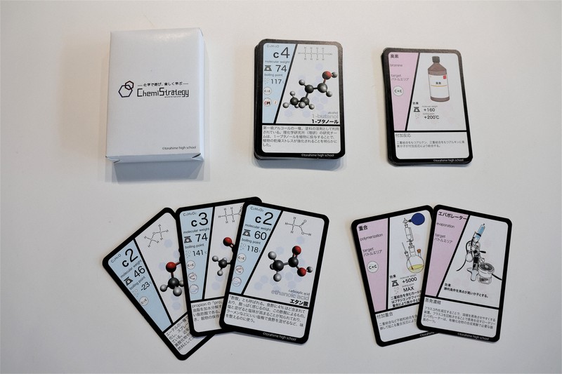 遊びながら化学を　高校生がカードゲーム開発、会社設立し全国販売へ