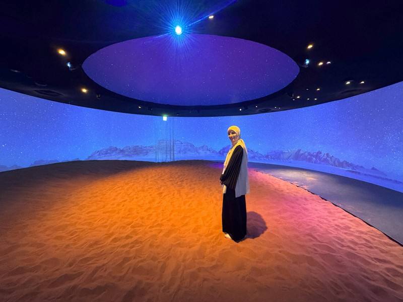 似ている」万博展示が話題 鳥取県とヨルダン、サウジが“砂同盟” [写真