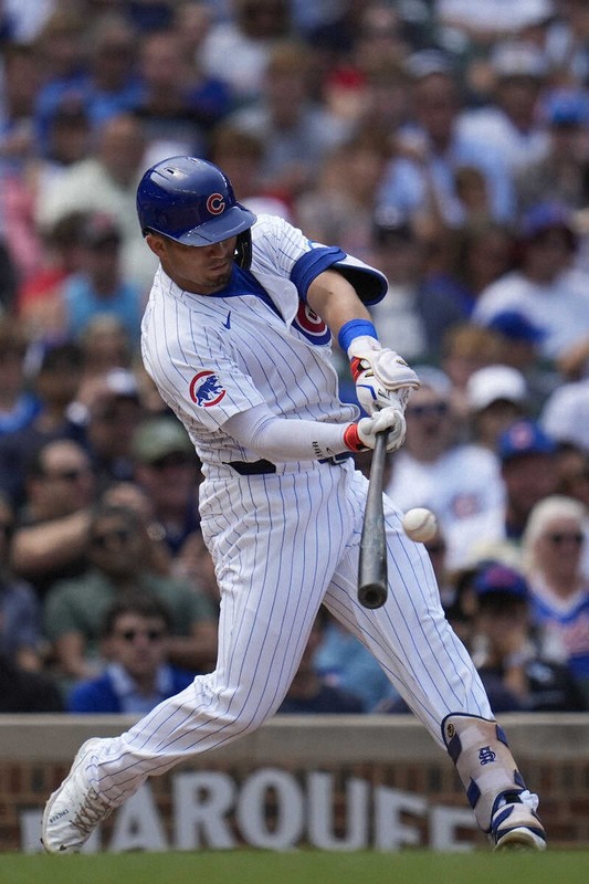 CUBS カブス 鈴木誠也 試合発行 ゲーム パンツ 実使用 レッドソックス戦の初回に26号先制3ランを放ったカブス・鈴木