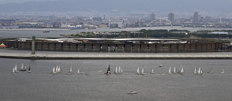 万博会場周辺で帆船が海上パレード OSAKA SAILING EXPO 2025 [写真特集