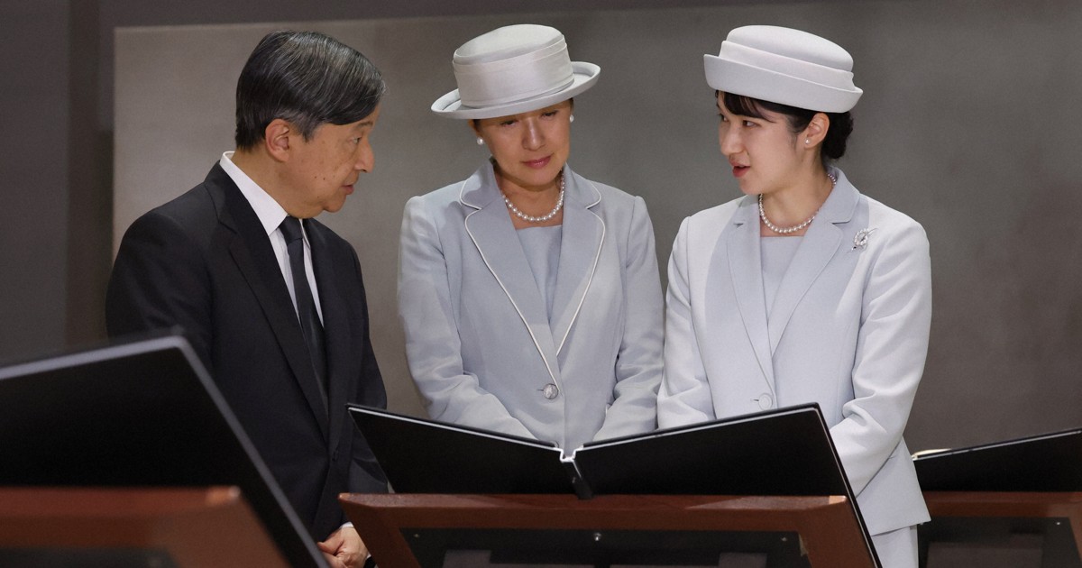 天皇ご一家沖縄訪問 「語り部」と交流、平和の大切さかみしめ | 毎日新聞