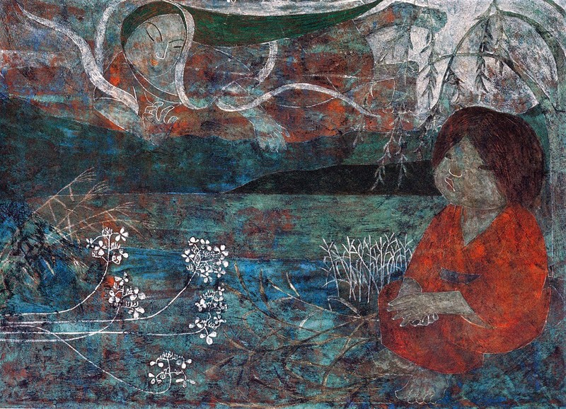 命あるもの愛した軌跡 絶筆の「余呉の天女」など絵画27点 三橋節子