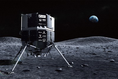 ispace（アイスペース）の無人月着陸船「レジリエンス」のイメージ＝同社提供