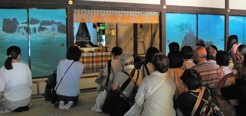 宗祖鑑真命日に祈る 坐像や魁夷の障壁画公開 唐招提寺 奈良 ／奈良
