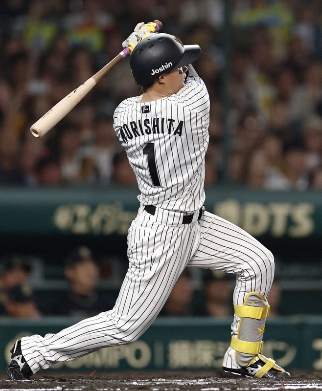 逆転3ランの阪神・森下翔太 打率では測れない勝負強さ | 毎日新聞