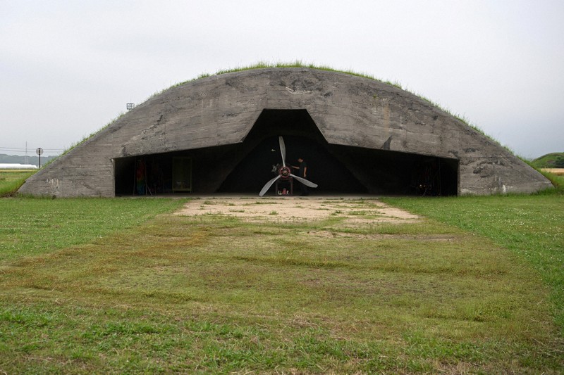 残像1945：平和見つめる零戦のエンジン 宇佐海軍航空隊掩体壕