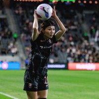 米女子プロリーグNWSLのエンゼルシティーでプレーする守屋都弥選手＝©Angel City FC