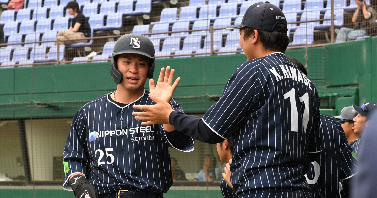 日本製鉄瀬戸内・小深田「らしくない」で楽に　都市対抗近畿2次予選