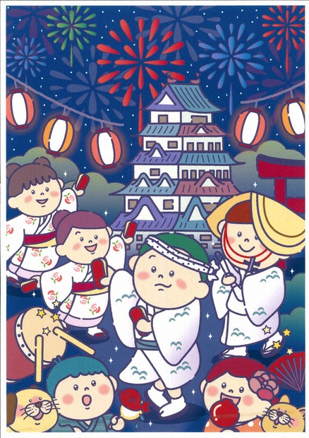 YUI．さん作品 ポスター優秀賞 夏まつり2025 福山 ／広島 | 毎日新聞