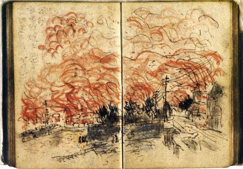 ごうごうたる火の音」 芥川賞「兵隊作家」が手帳に刻んだ空襲記録