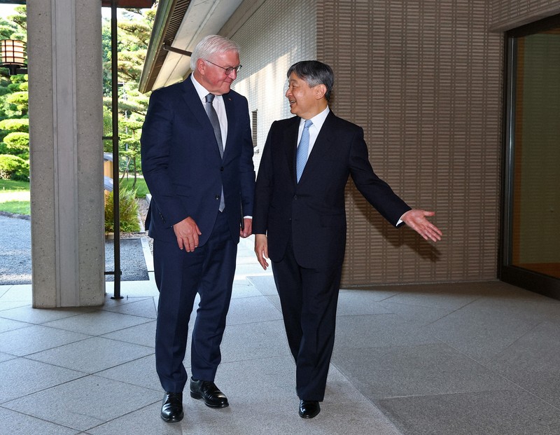 天皇陛下、ドイツ大統領と面会 戦後80年の議会演説に思い重ねる | 毎日新聞