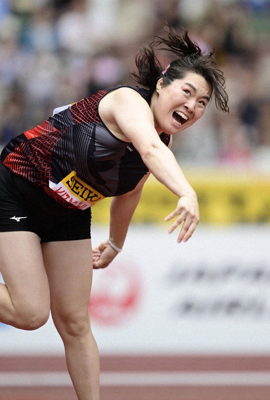 スポーツ推し！：陸上 ゴールデングランプリ 女子やり投げ 五輪「金