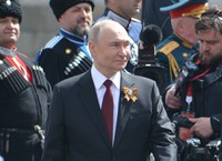 ロシアのプーチン大統領＝モスクワで2025年5月9日、山衛守剛撮影