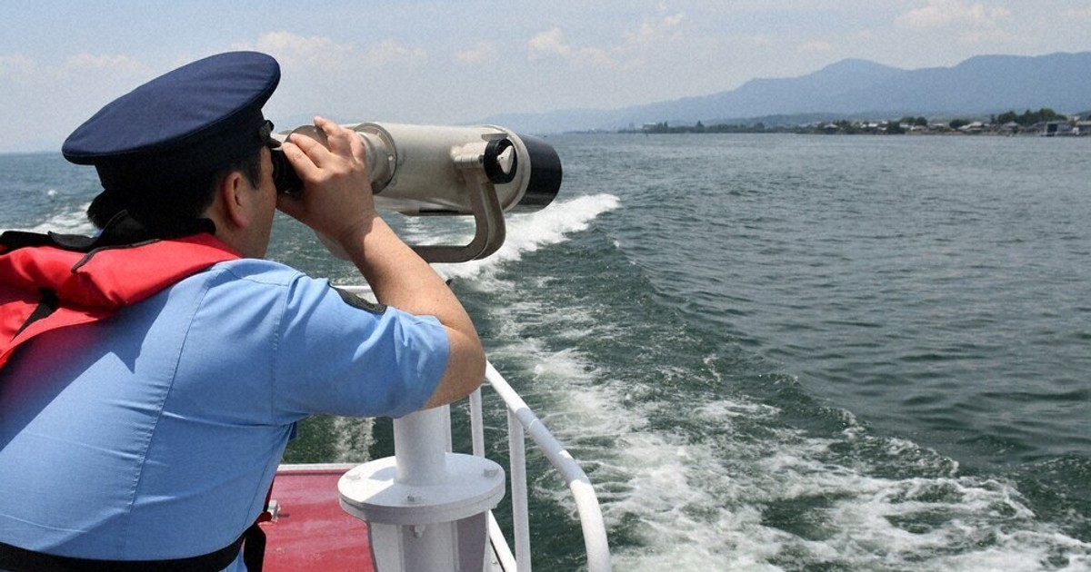 防げ、琵琶湖の水難事故 県警水上警察隊 パトロールを公開 ／滋賀