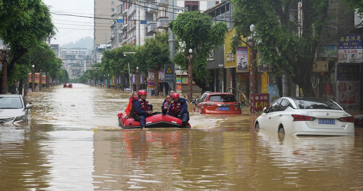 中国・貴州省で大洪水 6人死亡 雨の影響で複数の川が氾濫 | 毎日新聞