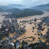 中国・貴州省で大洪水 6人死亡 雨の影響で複数の川が氾濫 [写真特集5/4