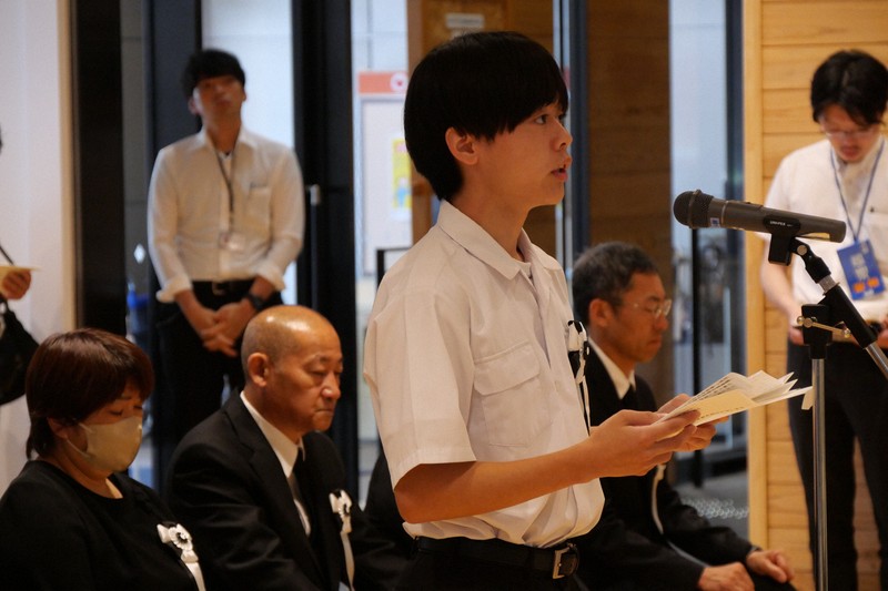 九州豪雨から5年 「風化させず伝え続ける」 熊本・人吉で追悼式 [写真