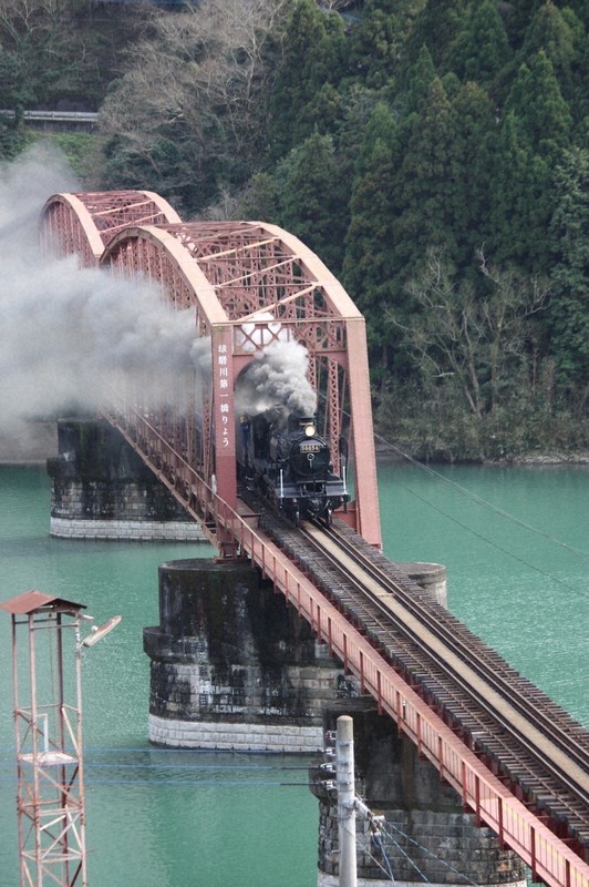 球磨川第一橋梁　鉄道橋の建設 モノクロ写真 ③ 球磨川第一橋梁 鉄道橋の建設 モノクロ写真 ③ 百年レイル・肥薩線
