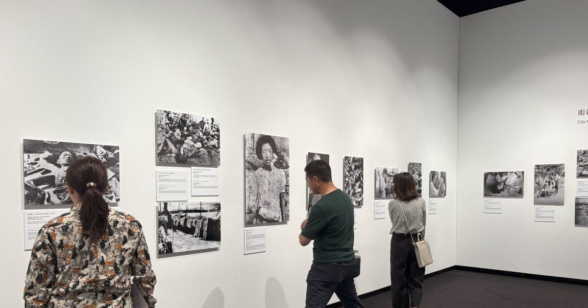 キャンパる：極限状況、伝わる記者の使命感 写真展「ヒロシマ1945
