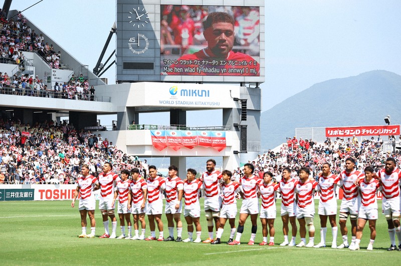 ラグビー日本代表 ウェールズ戦 リポビタンDチャレンジカップ