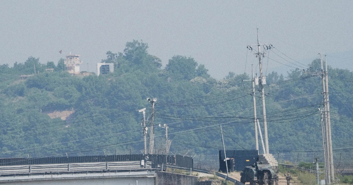 North Korean man crosses the heavily fortified border to South Korea