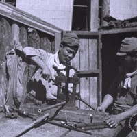 モンゴルの都市建設に従事した日本人抑留者（モンゴル国立中央公文書館所蔵）