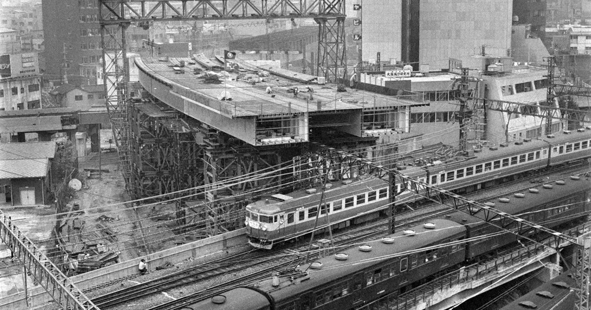 れとろ探訪：線路をまたぐ新御堂筋 ／大阪 | 毎日新聞