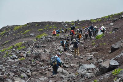富士山須走路線化身美術館 登山同時欣賞藝術