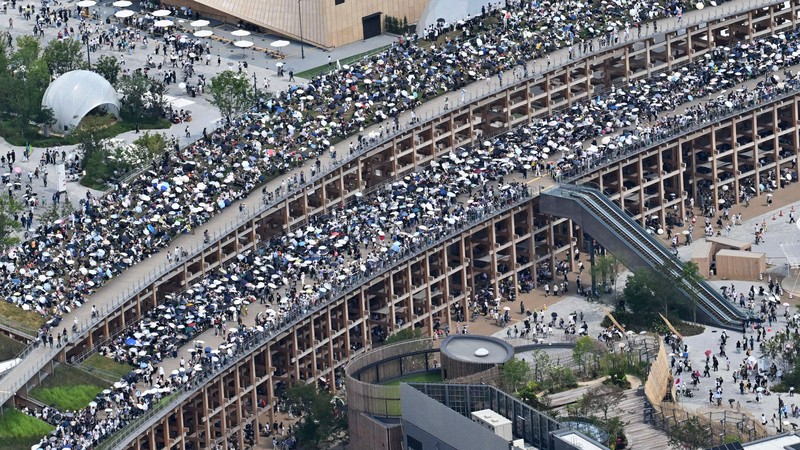 万博の来場者1011万人 会期折り返し 協会「3分の2は近畿圏」 | 毎日新聞