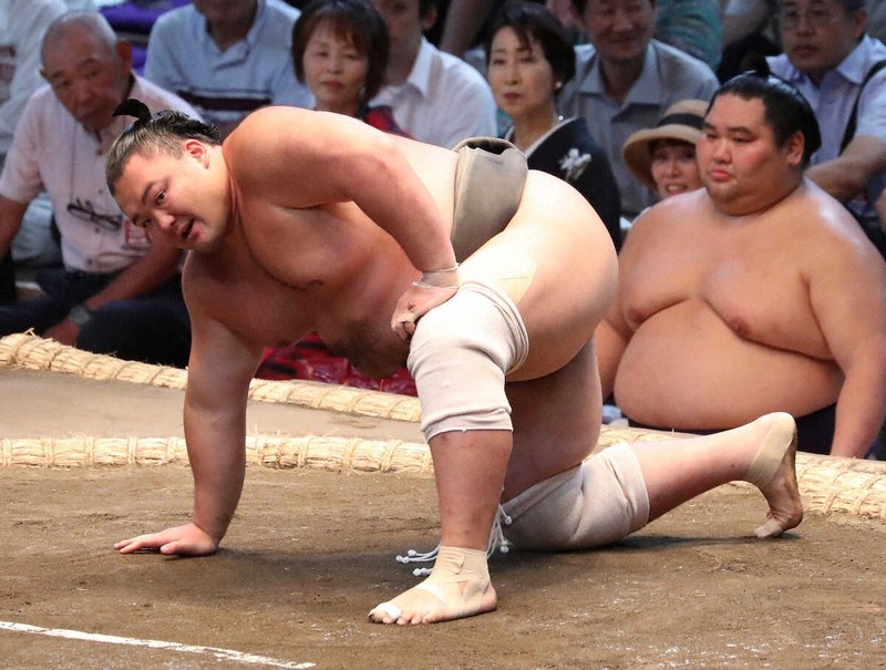 大相撲　朝乃山関　反物　　　一反 大相撲 大関朝乃山 反物 高砂部屋 名古屋場所復帰