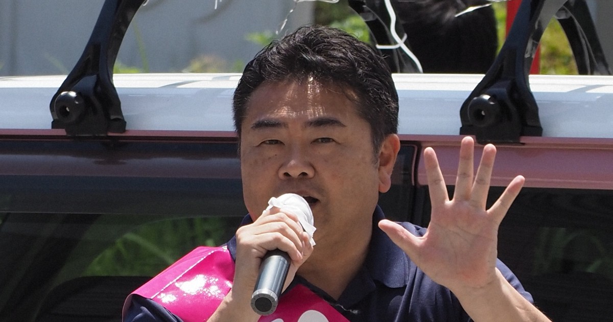 れいわ新選組・高井幹事長が消費税廃止訴え　徳島で演説　参院選