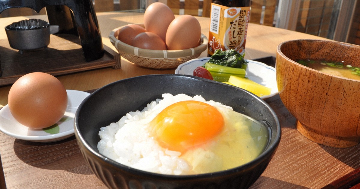 卵かけご飯は、飲み込みやすいうえに栄養も豊富