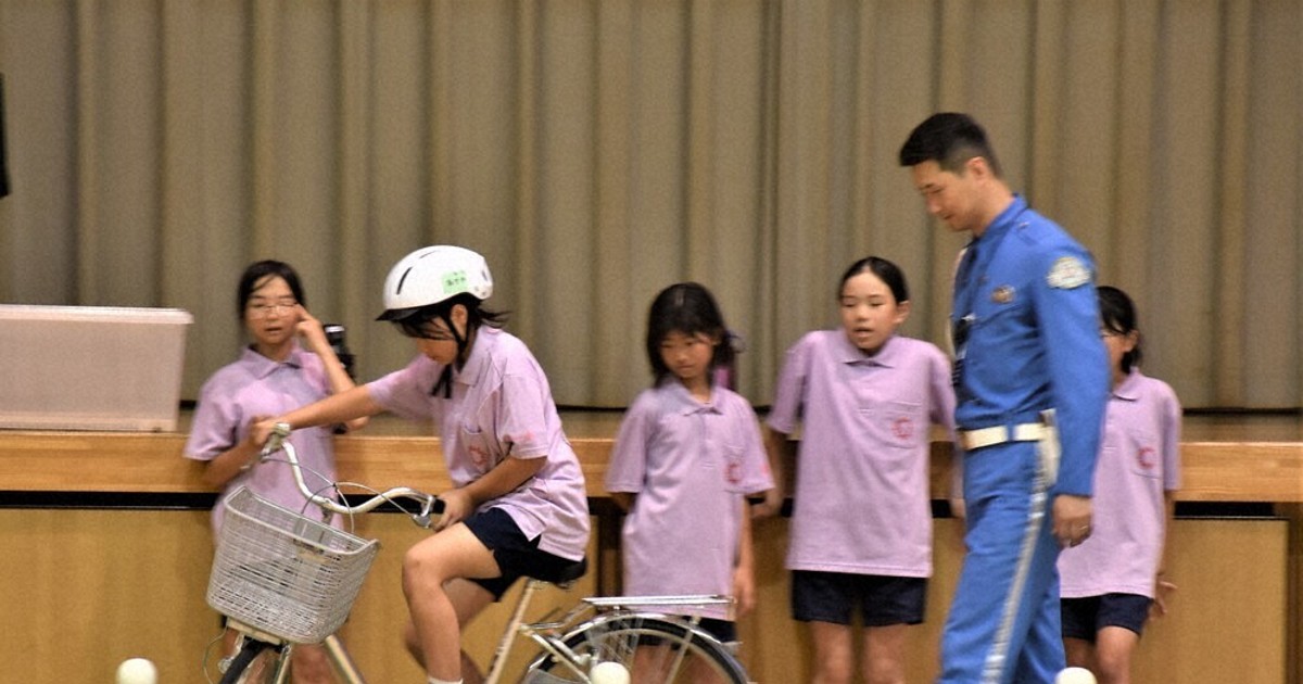 交通安全自転車大会 全国連覇へ特訓中 秩父第一小「大変だけど楽しい