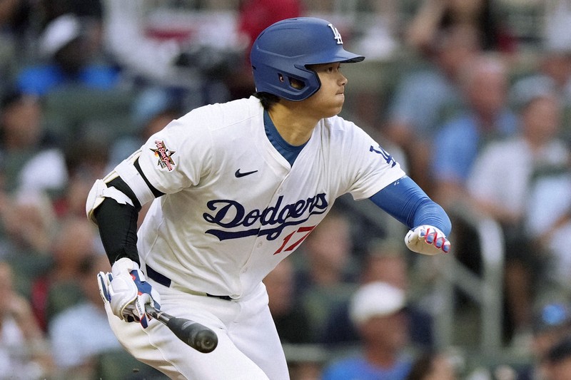 米大リーグオールスター 大谷翔平は2打席1安打 ホームラン級の当たりも