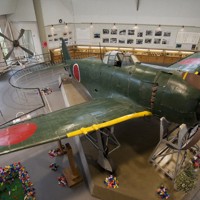 愛媛県愛南町の「紫電改展示館」で公開されている機体＝同県提供