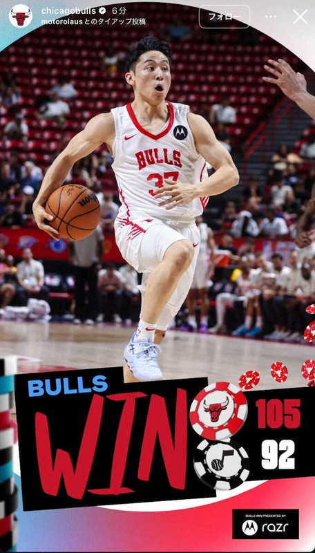 NBAサマーリーグ】ブルズ河村勇輝が魅せた！20得点10Aで2度目の