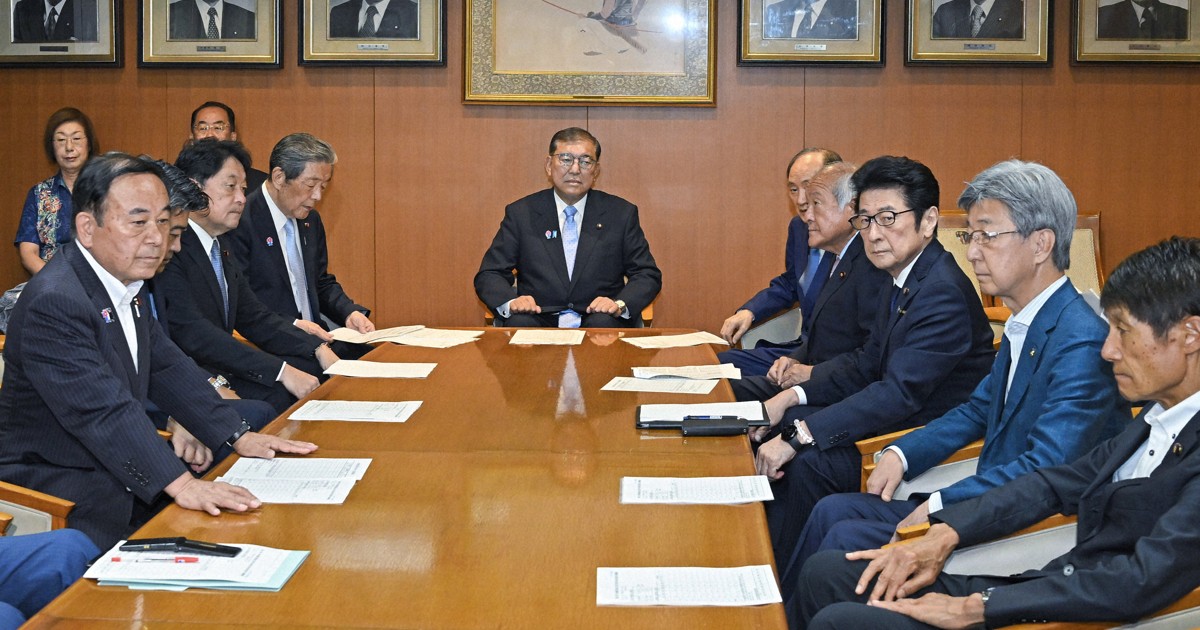 石破茂首相、続投に意欲　臨時国会前にも両院議員懇談会開催へ