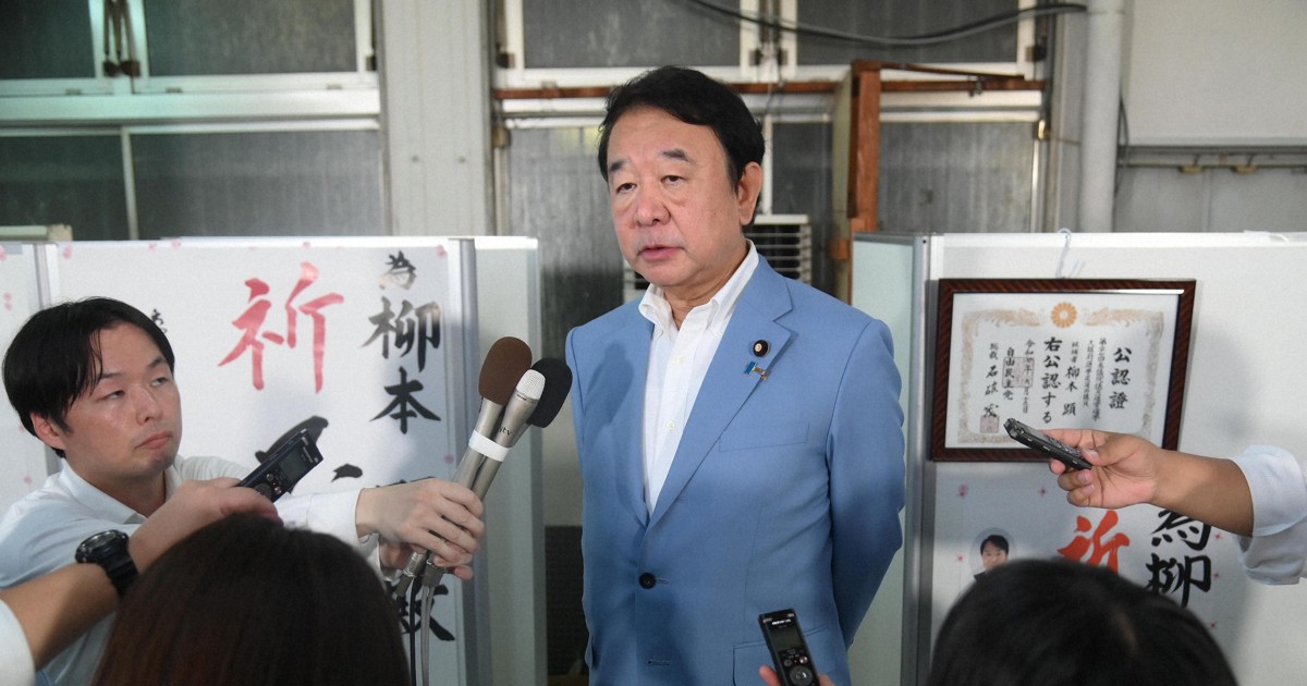 「お辞めになるべきだ」　自民大阪府連・青山氏　止まらぬ首相批判