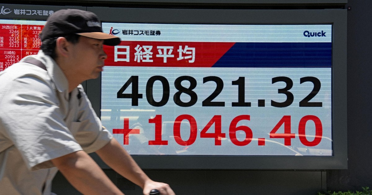 Nikkei index soars over 1,000 points after Japan-US tariff deal