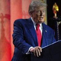 トランプ米大統領＝ワシントンで2025年7月23日、AP