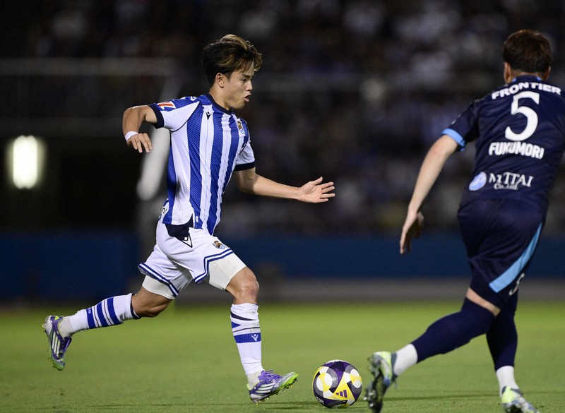 親善試合 横浜FC－レアル・ソシエダード 久保建英が出場 [写真特集1/10