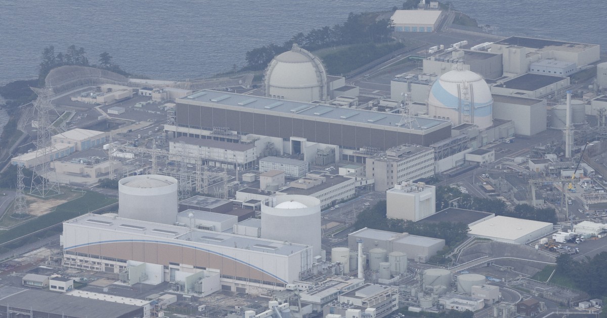 佐賀・玄海原発にドローン3機が侵入 設備に異常なし 県警捜査 | 毎日新聞