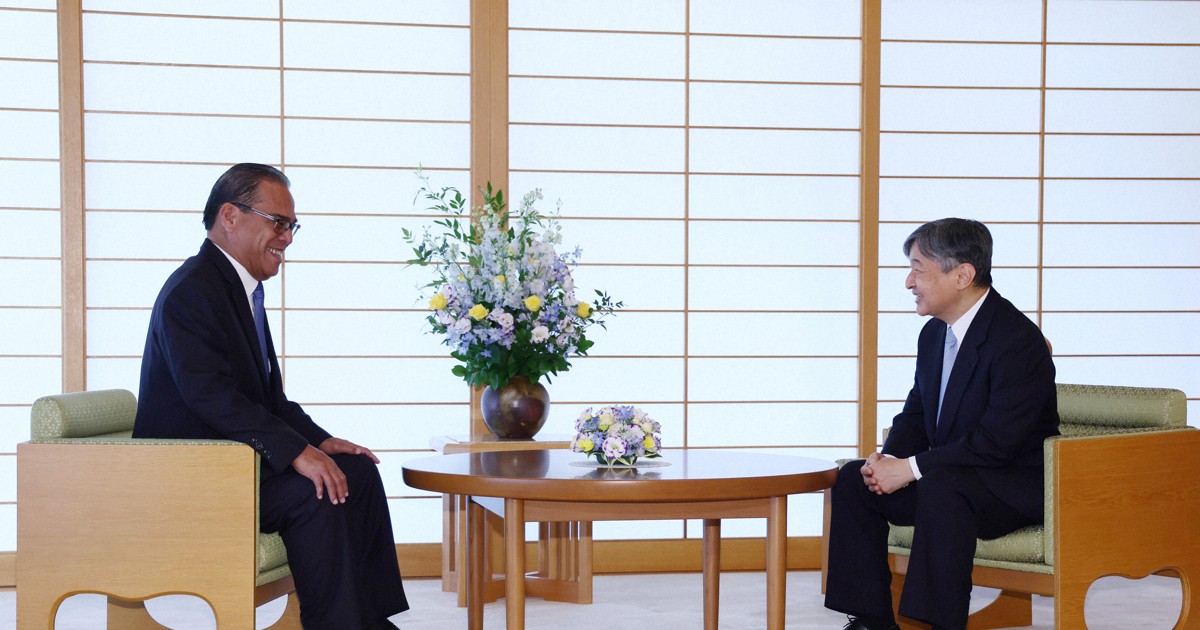 天皇陛下、ミクロネシア大統領と面会 旧日本兵の遺骨収容協力に感謝