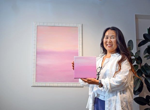 山崎美弥子さん絵画 Ron Herman - 山崎美弥子さん 絵画 15✖️15 の通販 by