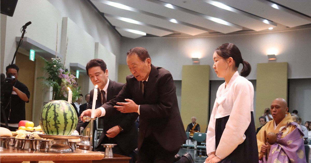 朝鮮人被爆者の追悼集会、広島で初開催　110人が参列、犠牲者悼む